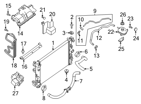 Nissan 92184-5R02A Seal-Condenser,Side