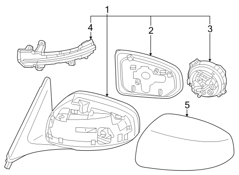 Nissan 99044-8A47A STRIPE-ACCENT,OUTSIDE MIRROR RH