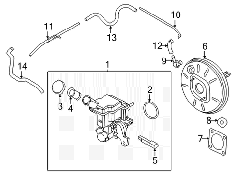 Nissan 30850-5FB0A Tube Assy-Clutch