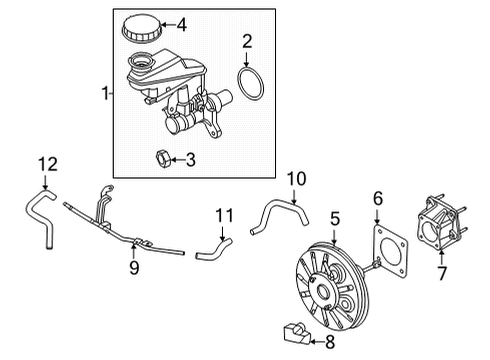 Nissan 14650-6LB0B Pump Assy-Vacuum