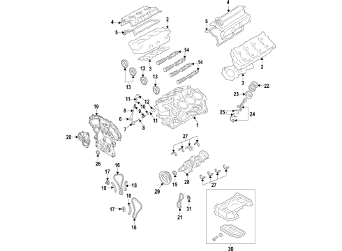 Nissan 12150-5CA0A BEARING SET-CONNECTING ROD