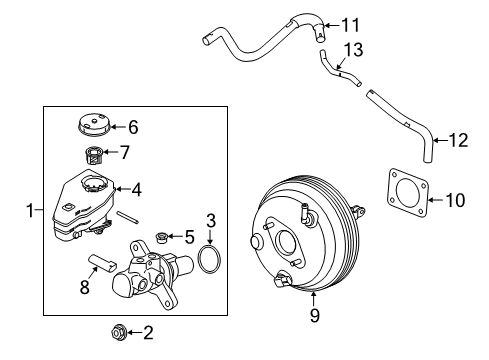 Nissan 14650-5CA1A PUMP ASSY-VACUUM