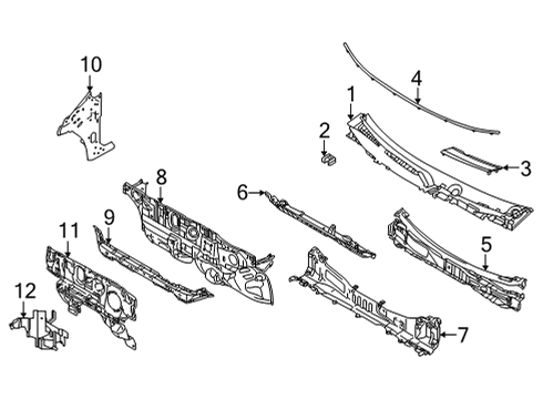 Nissan 66849-6RA0A Bolt