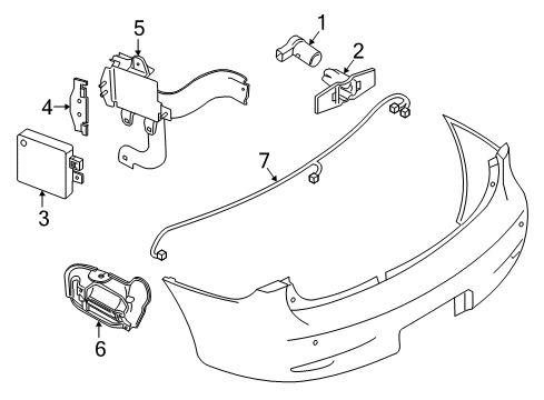 Nissan 284G3-6JL0A Camera Assembly-Lane Keep