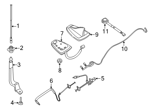 Nissan 25915-9FV2E Control Assembly - Av