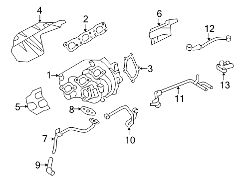 Nissan 14006-6HT0A Manifold Assy-Exhaust