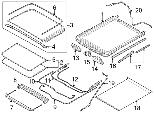 Nissan 91316-5MP1A BRACKET-FRAME CENTER