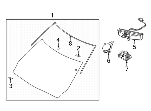 Nissan 284A1-6TA0B Controller Assembly - Camera