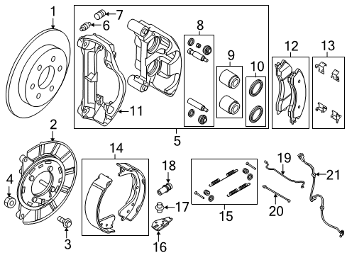 Nissan 36010-9FV0A Device Assy-Parking Brake Control