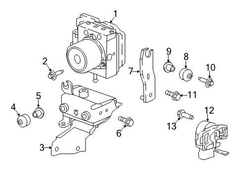 Nissan 46007-6WK1C Controller Assy-Brake