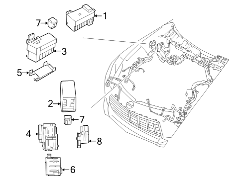 2024 Nissan Z Fuse & Relay Diagram 2