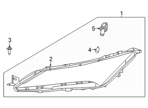 2021 Nissan Rogue Combination Lamps Diagram 1