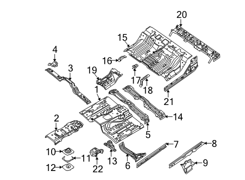 2021 Nissan Frontier Floor Diagram 2