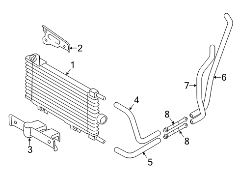 2020 Nissan NV Oil Cooler Diagram