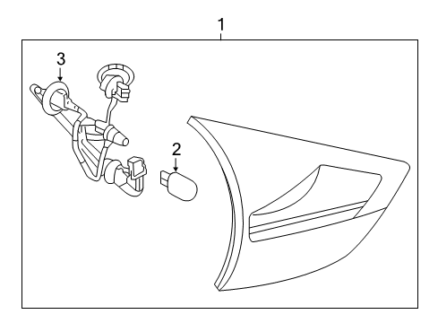 2020 Nissan Rogue Bulbs Diagram 3