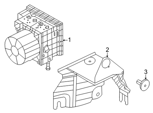 ABS Components - 2023 Nissan Sentra