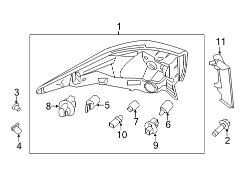 2020 Nissan Pathfinder Tail Lamps Diagram