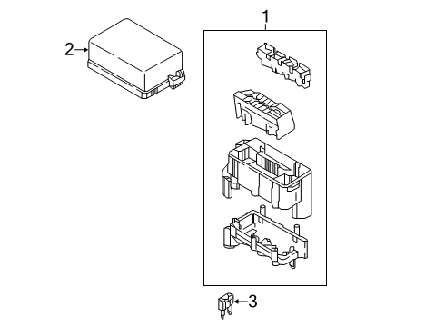 2021 Nissan Kicks Fuse & Relay Diagram 1