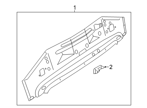 2021 Nissan Kicks Rear Body Diagram