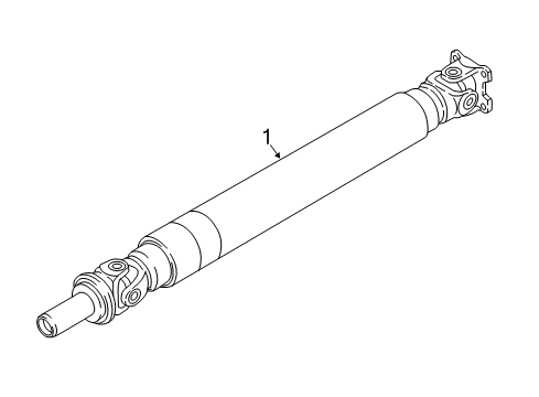 2020 Nissan 370Z Drive Shaft - Rear Diagram