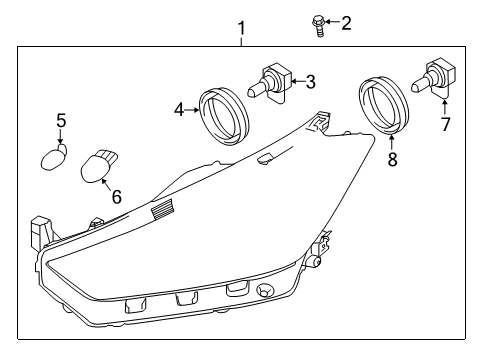 2021 Nissan Kicks Headlamps Diagram 2