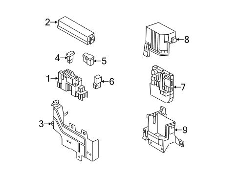 2020 Nissan NV Fuse & Relay Diagram 1