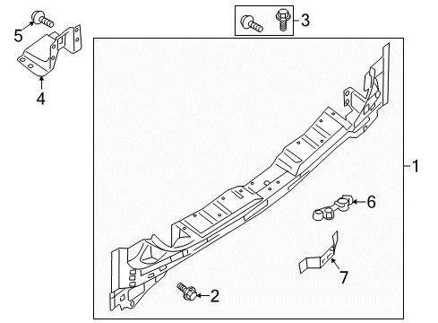 2020 Nissan Pathfinder Rear Body Diagram