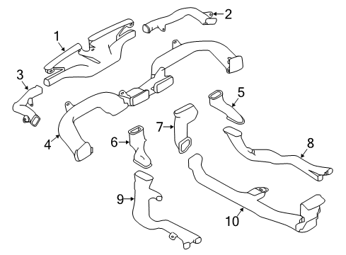 2020 Nissan Murano Ducts Diagram