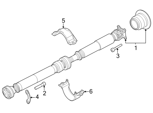 2023 Nissan Z Drive Shaft - Rear Diagram 1