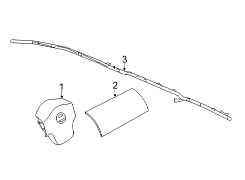 2020 Nissan Frontier Air Bag Components Diagram 1