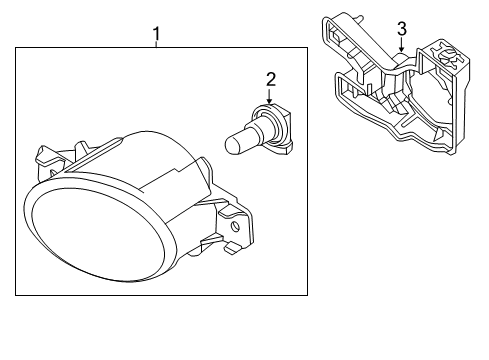 2021 Nissan NV 3500 Fog Lamps Diagram