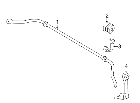 2021 Nissan Murano Rear Suspension, Lower Control Arm, Upper Control Arm, Stabilizer Bar, Suspension Components Diagram 2