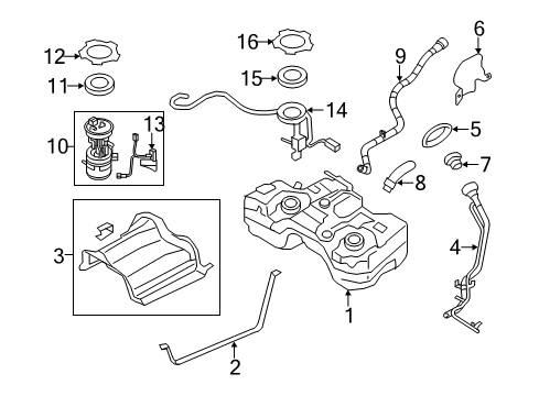 2020 Nissan Rogue Senders Diagram 2