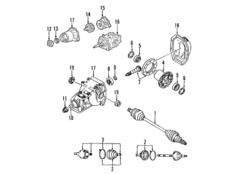 2021 Nissan Sentra Rear Suspension, Lower Control Arm, Stabilizer Bar, Suspension Components Diagram 2