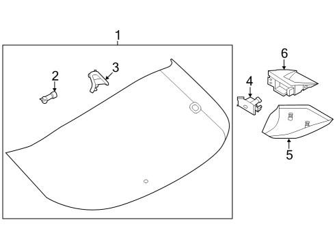 2023 Nissan ARIYA COVER-LANE CAMERA,RH Diagram for 284L8-5MP1A