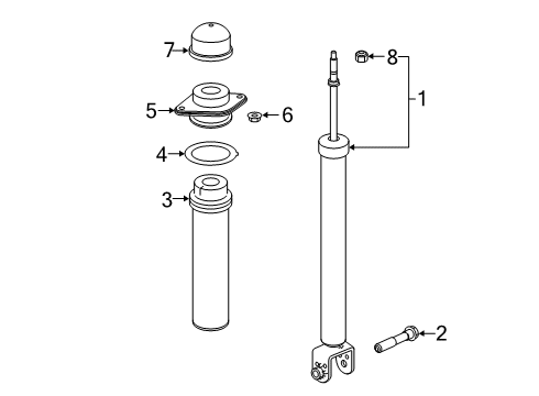 2021 Nissan Altima Shocks & Components - Rear Diagram 2