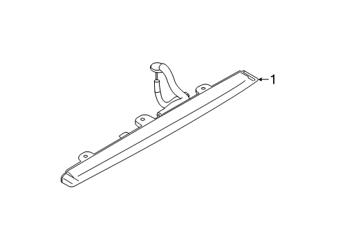 2020 Nissan Armada High Mount Lamps Diagram