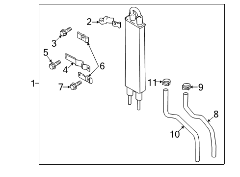 2021 Nissan Titan Power Steering Oil Cooler Diagram