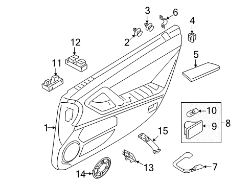 2020 Nissan GT-R Door Diagram 2