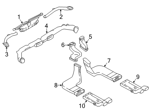 2021 Nissan Kicks Ducts Diagram