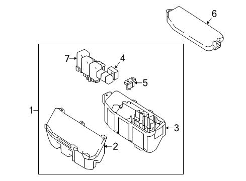 2021 Nissan Rogue Sport Fuse & Relay Diagram 2