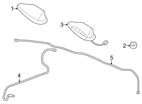 2021 Nissan Kicks Antenna & Radio Diagram