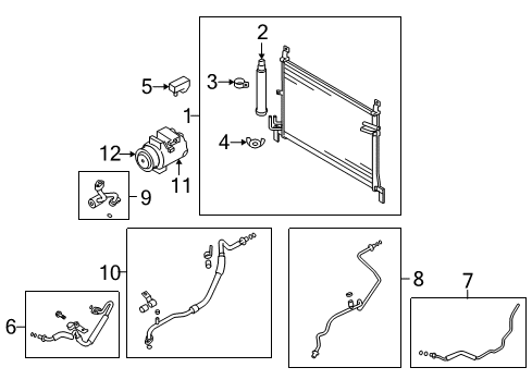 2020 Nissan GT-R Air Conditioner Diagram 1