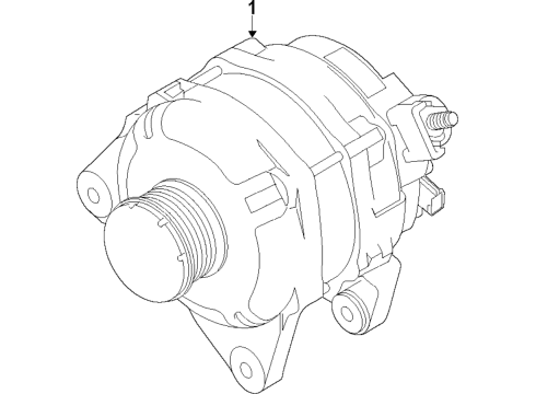 2021 Nissan Altima Alternator Diagram 1