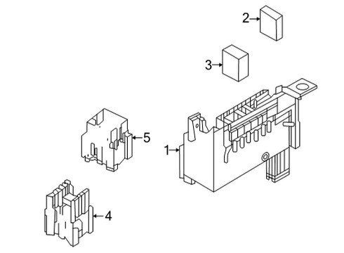 2021 Nissan Rogue Fuse & Relay Diagram 1