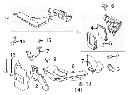 2020 Nissan Rogue Filters Diagram 1