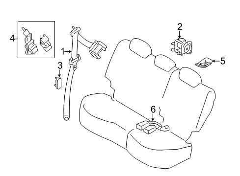 2021 Nissan Murano Seat Belt Diagram 2