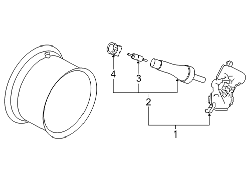 2024 Nissan Frontier Tire Pressure Monitoring Diagram