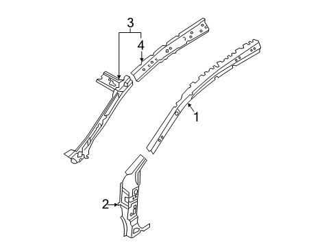 2020 Nissan Rogue Hinge Pillar Diagram