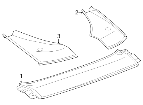 2024 Nissan Z Interior Trim - Rear Body Diagram 1